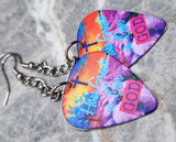 How Great is Our God Dangling Guitar Pick Earrings