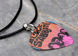Black Sabbath Guitar Pick Necklace with Black Cord