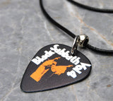 Black Sabbath Vol. 4 Guitar Pick Necklace with Black Cord