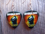 Green Day 21st Century Breakdown Guitar Pick Earrings