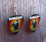 Green Day 21st Century Breakdown Guitar Pick Earrings