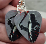 Jason Voorhees Friday the 13th Guitar Pick Earrings