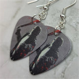 Jason Voorhees Friday the 13th Guitar Pick Earrings