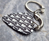 Guitar Instrument Guitar Pick Keychain