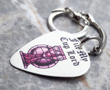 Fill My Cup Lord Guitar Pick Keychain