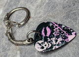 Girl Rocker Guitar Pick Keychain