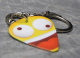 Silly Face Emoji Guitar Pick Keychain