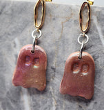 Colorshifting Shimmering Color Dangling Ghost Polymer Clay Earrings