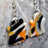 Beautifully Colored Shimmering Ghost Polymer Clay Earrings