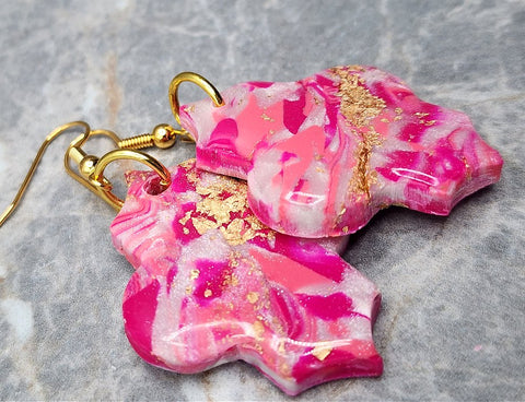 Pink Petal Dangle Earrings – Girls Crew