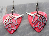 Unicorn Head Stainless Steel Charm Earrings - Pick Your Color