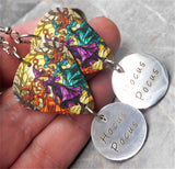 Three Beautiful Witches Guitar Pick Earrings with Hocus Pocus Stainless Steel Charms