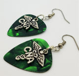 CLEARANCE CNA Caduceus Charm Guitar Pick Earrings - Pick Your Color