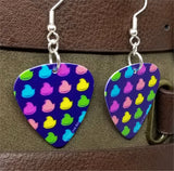 Colored Peeps Guitar Pick Earrings