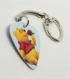 Winnie The Pooh Guitar Pick Keychain