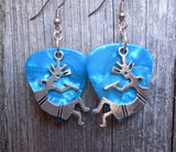 CLEARANCE Kokopelli Charm Guitar Pick Earrings - Pick Your Color