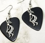 CLEARANCE Kokopelli Charm Guitar Pick Earrings - Pick Your Color