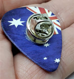 Australian Flag Guitar Pick Pin or Tie Tack