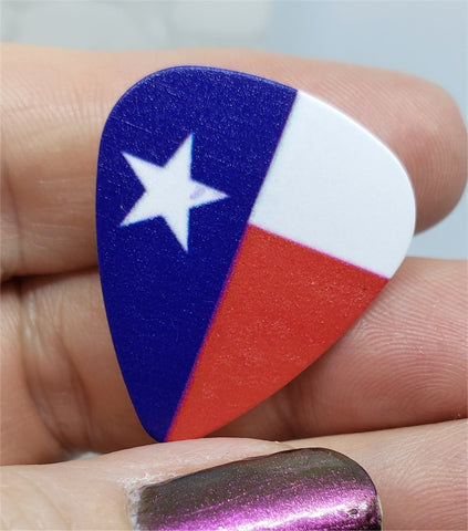 Texas Flag Guitar Pick Pin or Tie Tack