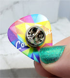 Love is Love Pride Guitar Pick Pin or Tie Tack