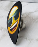 Emoji with Sunglasses Guitar Pick Pin or Tie Tack
