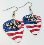 CLEARANCE Marine Mom Charms Guitar Pick Earrings - Pick Your Color