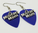 CLEARANCE Military Mom Charms Guitar Pick Earrings - Pick Your Color