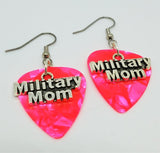CLEARANCE Military Mom Charms Guitar Pick Earrings - Pick Your Color