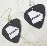 Georgia State Home Guitar Pick Earrings