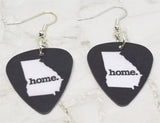 Georgia State Home Guitar Pick Earrings