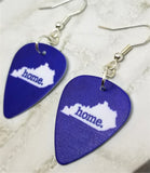 Kentucky State Home Guitar Pick Earrings