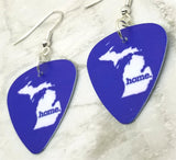 Michigan State Home Guitar Pick Earrings