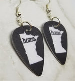 Minnesota State Home Guitar Pick Earrings