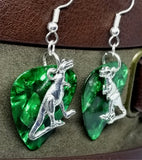 CLEARANCE Tyrannosaurus Rex Charm Guitar Pick Earrings - Pick Your Color