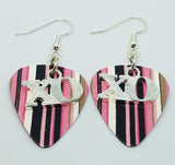 CLEARANCE XO Charm Guitar Pick Earrings - Pick Your Color