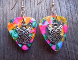 CLEARANCE Fancy Angel Charms Guitar Pick Earrings - Pick Your Color
