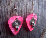 CLEARANCE Basketball Hoop Guitar Pick Earrings - Pick Your Color