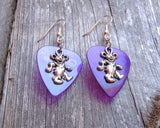 CLEARANCE Dancing Bear Guitar Pick Earrings - Pick Your Color