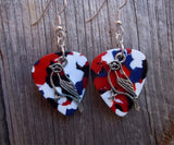 CLEARANCE Bird Charm Guitar Pick Earrings - Pick Your Color