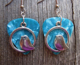CLEARANCE Chubby Bird Charm Guitar Pick Earrings - Pick Your Color