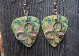 CLEARANCE Butterfly Outline Charm Guitar Pick Earrings - Pick Your Color