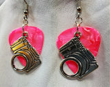 CLEARANCE Modern Camera Guitar Pick Earrings - Pick Your Color