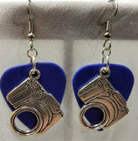 CLEARANCE Modern Camera Guitar Pick Earrings - Pick Your Color