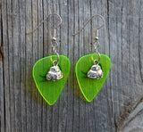 CLEARANCE Car - Bug or Mini Coop - Charm Guitar Pick Earrings - Pick Your Color