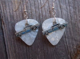 CLEARANCE Old School Car Charm Guitar Pick Earrings - Pick Your Color