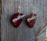 CLEARANCE Old School Car Charm Guitar Pick Earrings - Pick Your Color