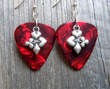 CLEARANCE Card Suit Charm Guitar Pick Earrings - Pick Your Color