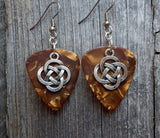 CLEARANCE Celtic Knot Charm Guitar Pick Earrings - Pick Your Color