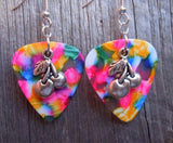 Cherry Charm Guitar Pick Earrings - Pick Your Color