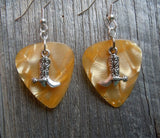 CLEARANCE Cowboy Boot and Spur Charm Guitar Pick Earrings - Pick Your Color